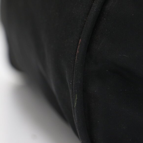 Prada Triangle Logo Black Nylon Handbag - Picture 5 of 16